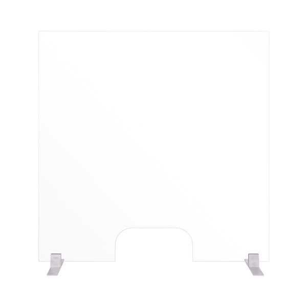 Mastervision Protector Series Frameless Glass Countertop Divider 47.3